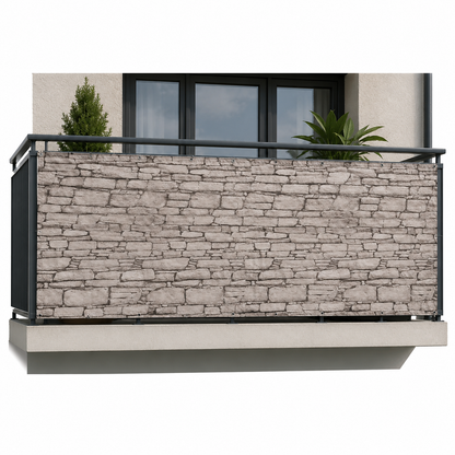 OSŁONA BALKONOWA PREMIUM WODOODPORNA 100% ZASŁONIENIA 90X500CM