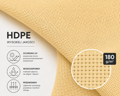 Żagiel przeciwsłoneczny HDPE Prestige