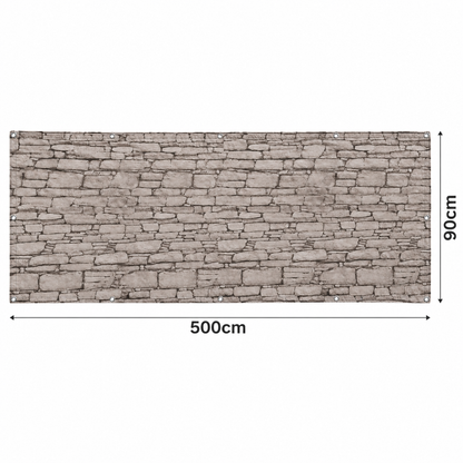 OSŁONA BALKONOWA PREMIUM WODOODPORNA 100% ZASŁONIENIA 90X500CM