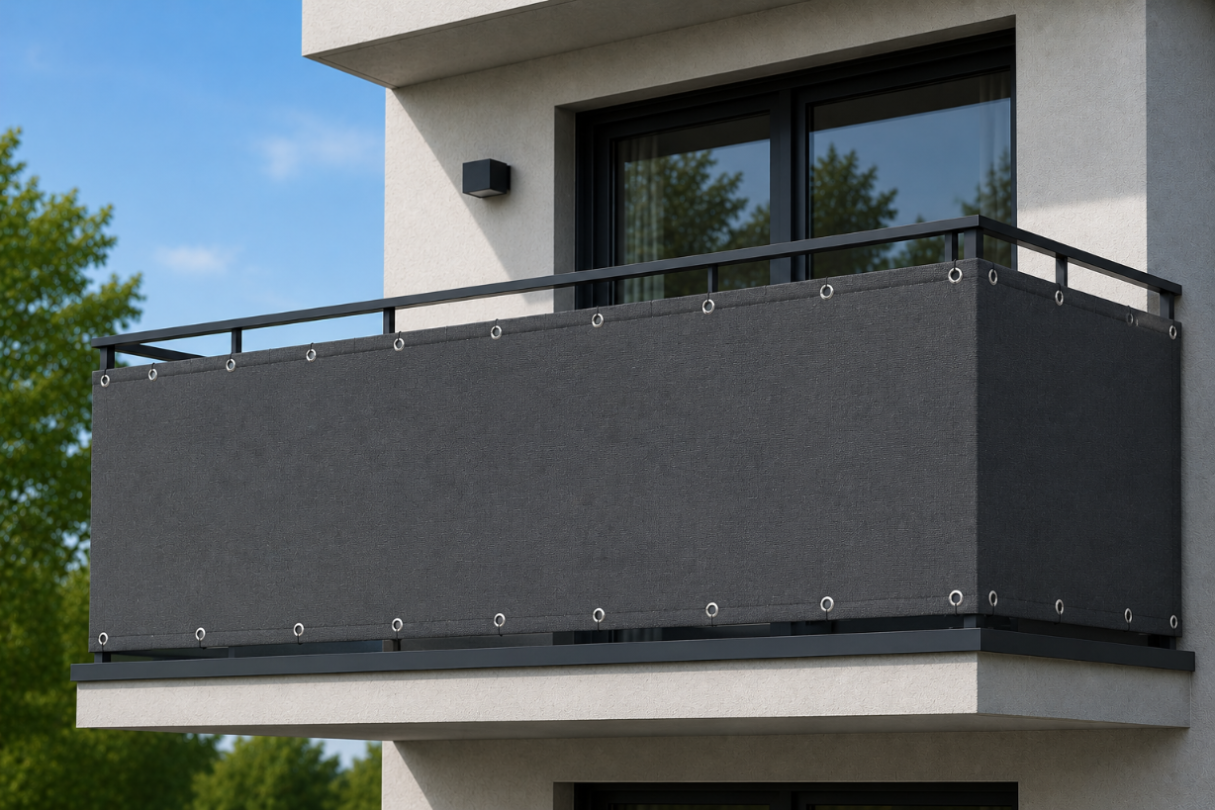 OSŁONA BALKONOWA MATA HDPE 95% UV NA BALKON TARAS