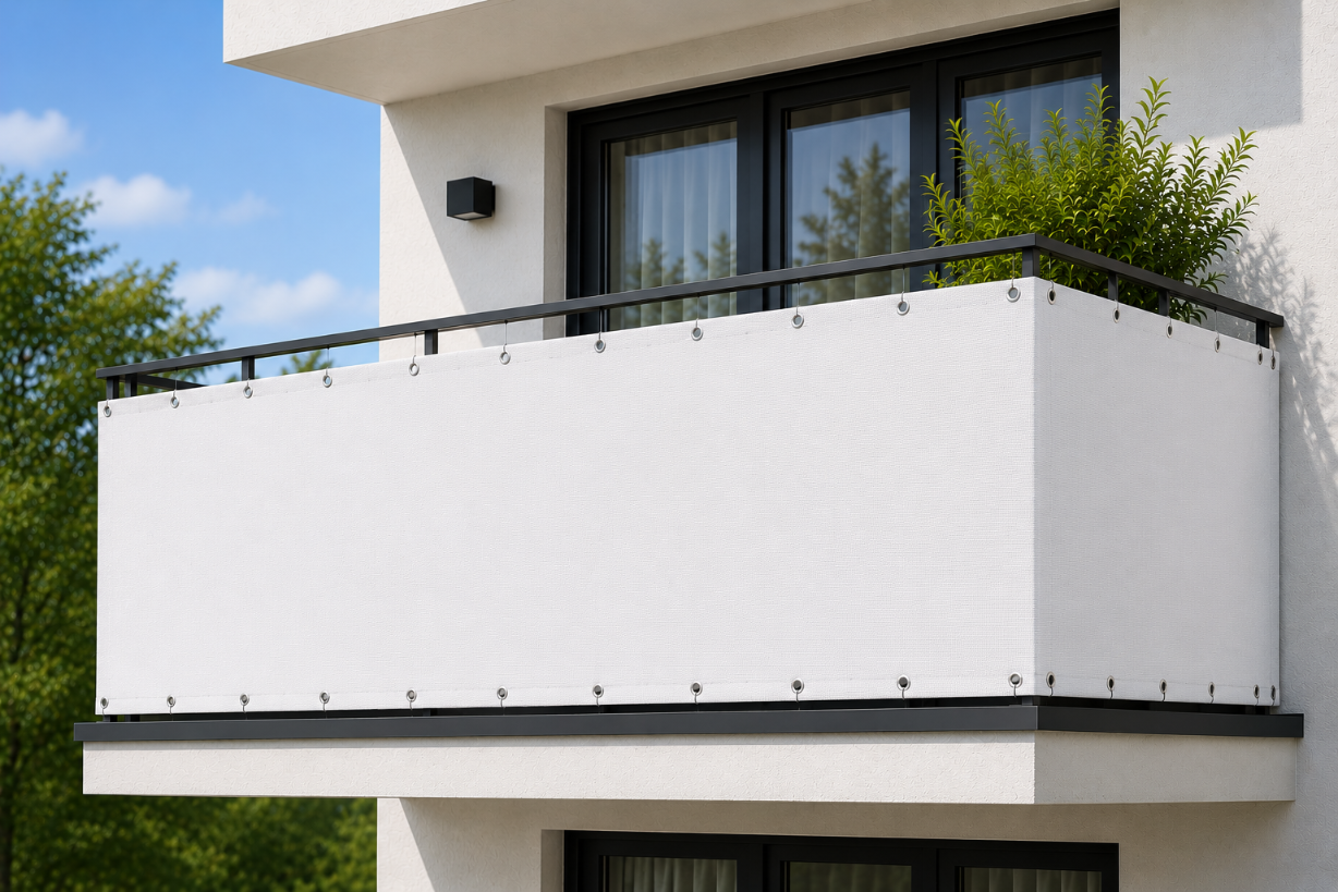 OSŁONA BALKONOWA MATA HDPE 95% UV NA BALKON TARAS