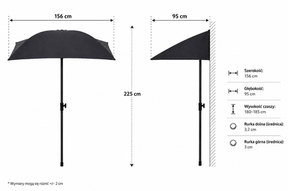 Półparasol ARUBA