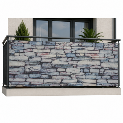 OSŁONA BALKONOWA PREMIUM WODOODPORNA 100% ZASŁONIENIA 90X500CM