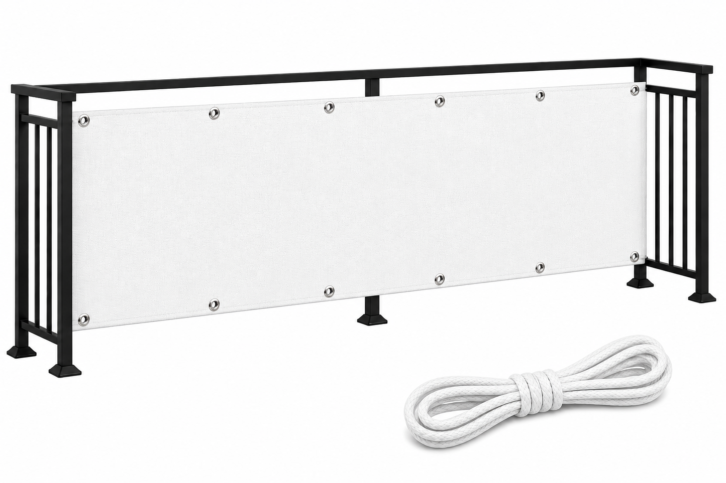 OSŁONA BALKONOWA MATA HDPE 95% UV NA BALKON TARAS