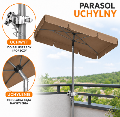 Parasol balkonowy uchylny Bahama 1,8x1,2m