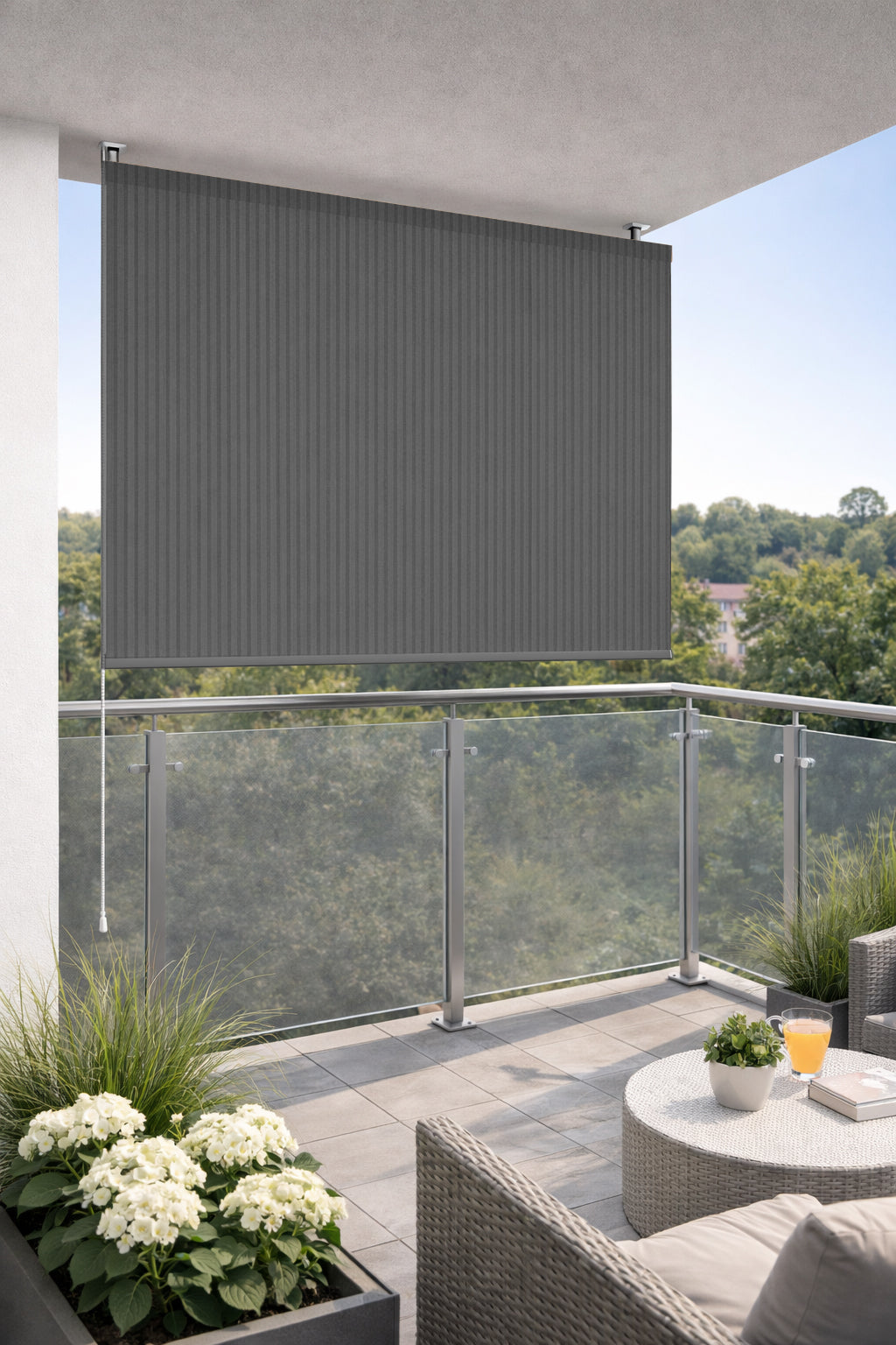 Roleta zewnętrzna Solarblock na balkon taras przeciwsłoneczna