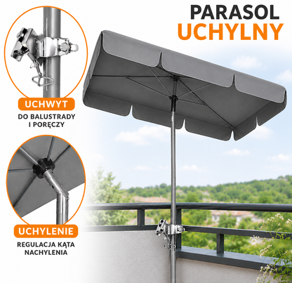 Parasol balkonowy uchylny Bahama 1,8x1,2m