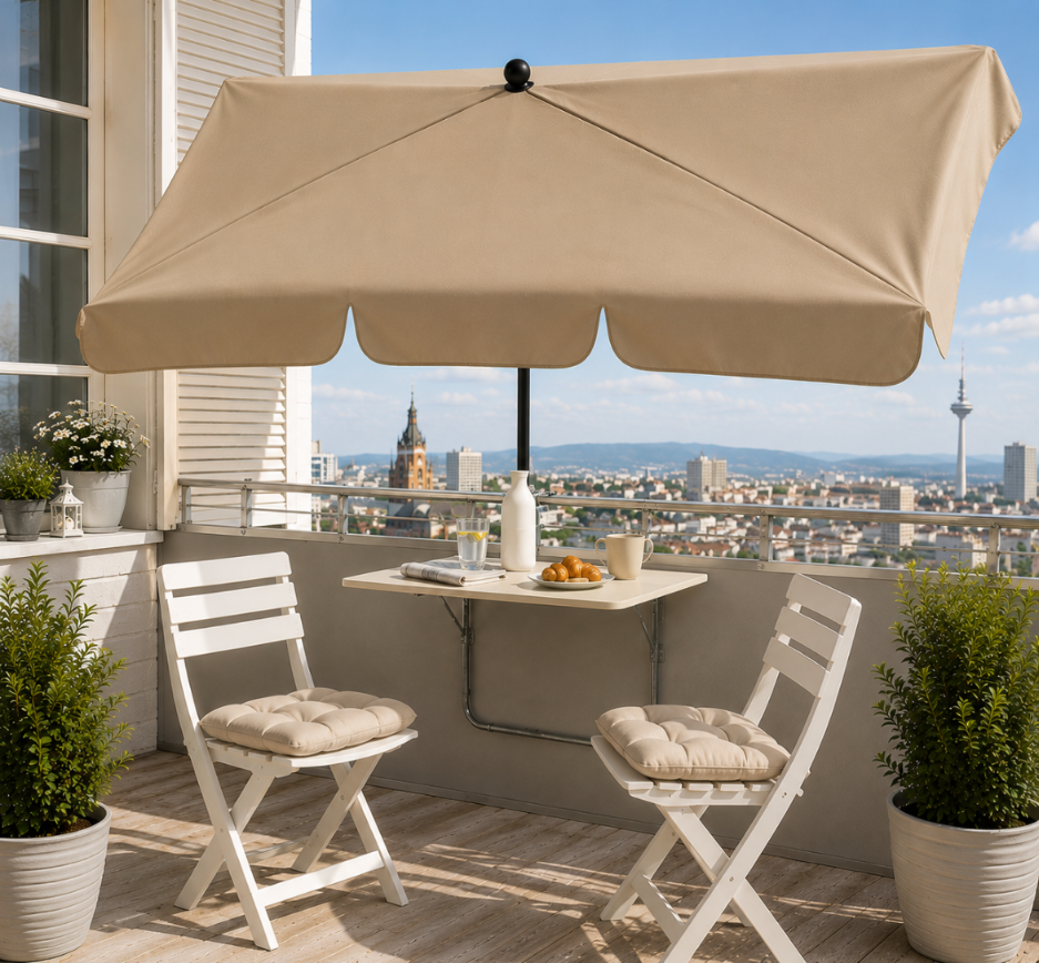 Parasol balkonowy uchylny Bahama 1,8x1,2m