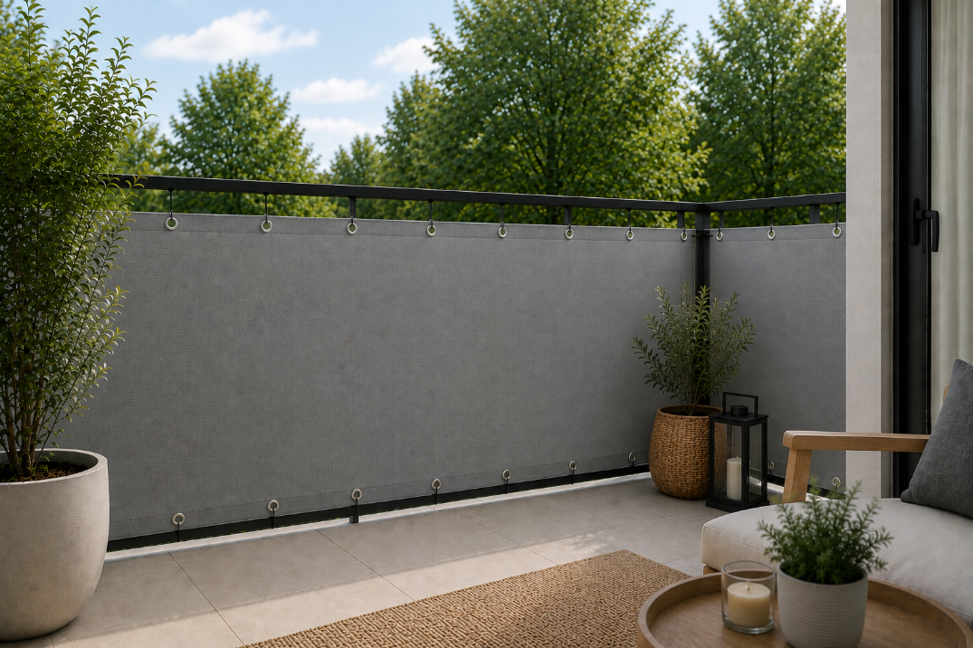 OSŁONA BALKONOWA MATA HDPE 95% UV NA BALKON TARAS
