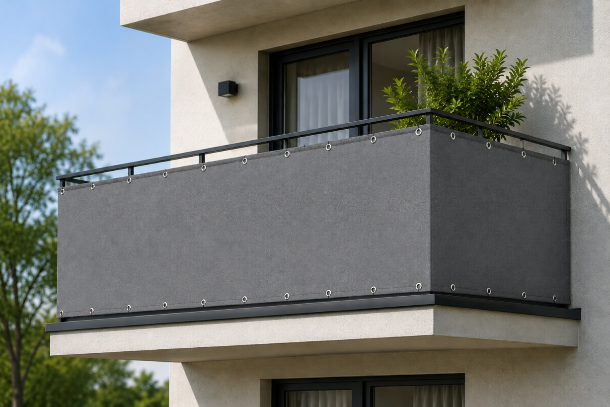 OSŁONA BALKONOWA MATA HDPE 95% UV NA BALKON TARAS