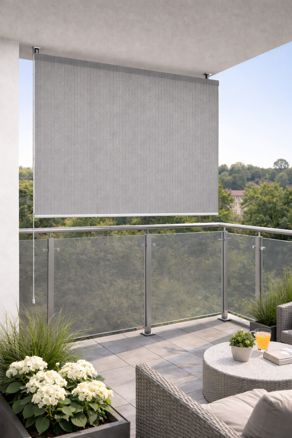 Roleta zewnętrzna Solarblock na balkon taras przeciwsłoneczna
